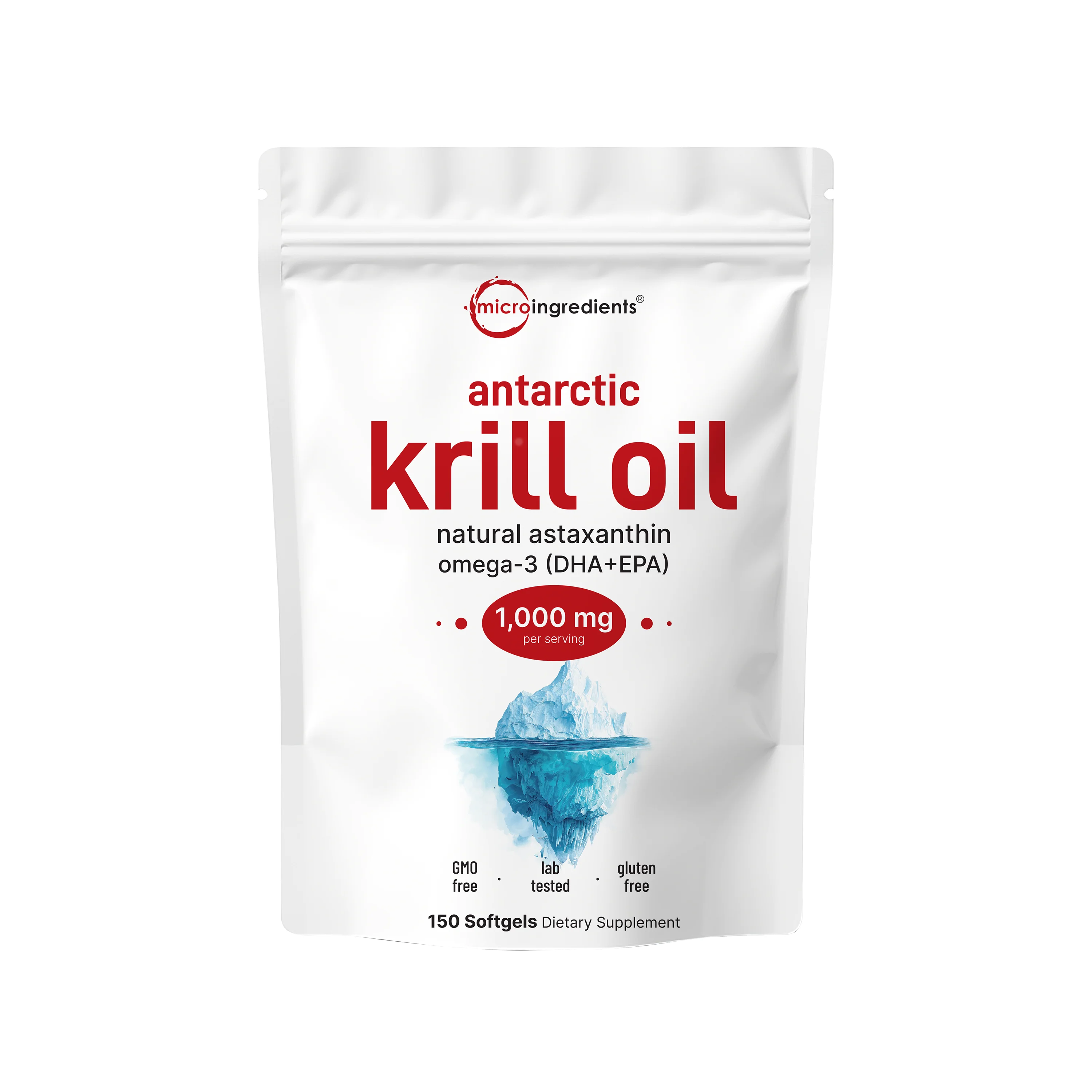 Micro Ingredients Antarctic Krill Oil 1000mg with Omega 3 - Image 4