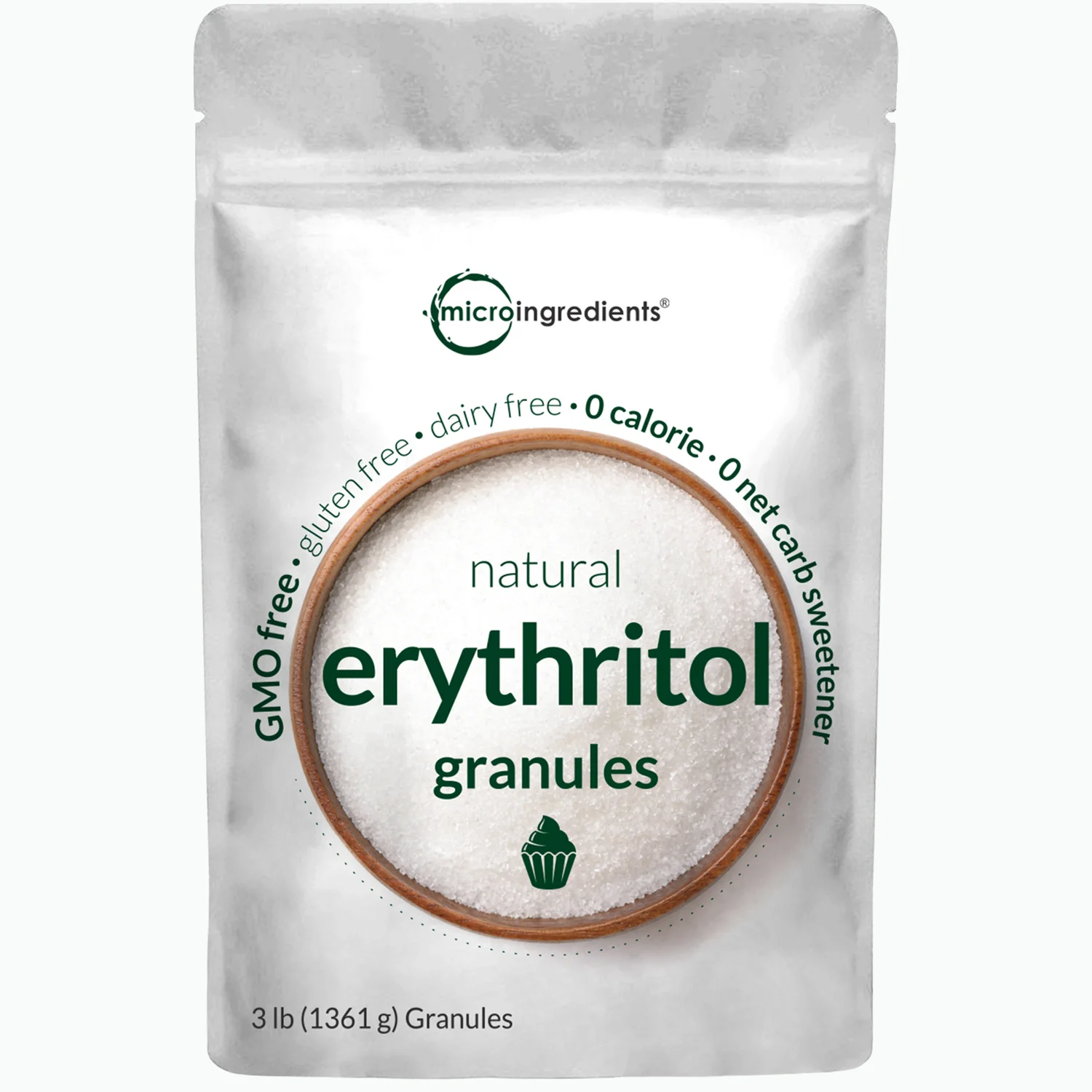 Micro Ingredients Erythritol Granules, 6lb - Image 3