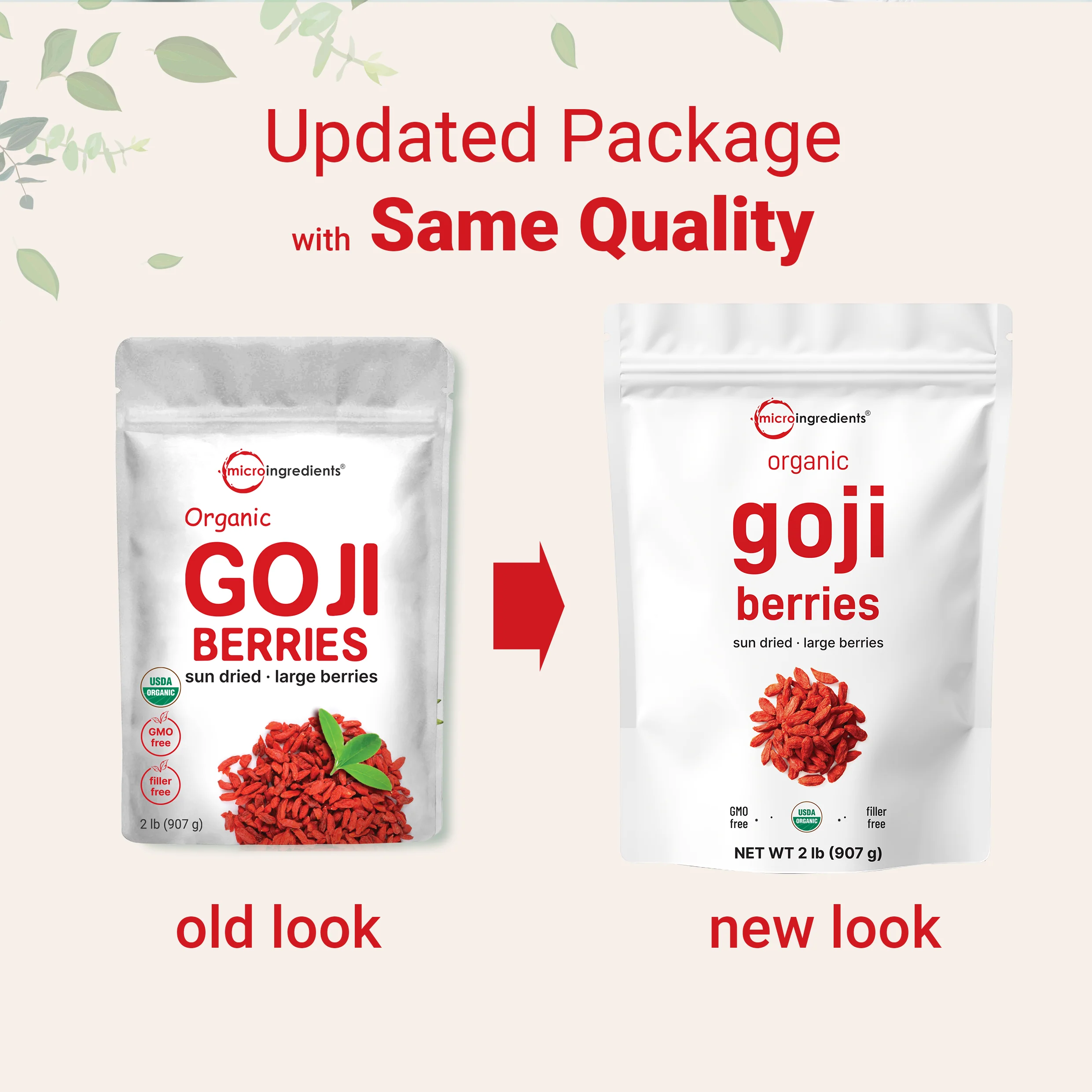 Micro Ingredients Organic Goji Berries 32 Ounce - Image 3