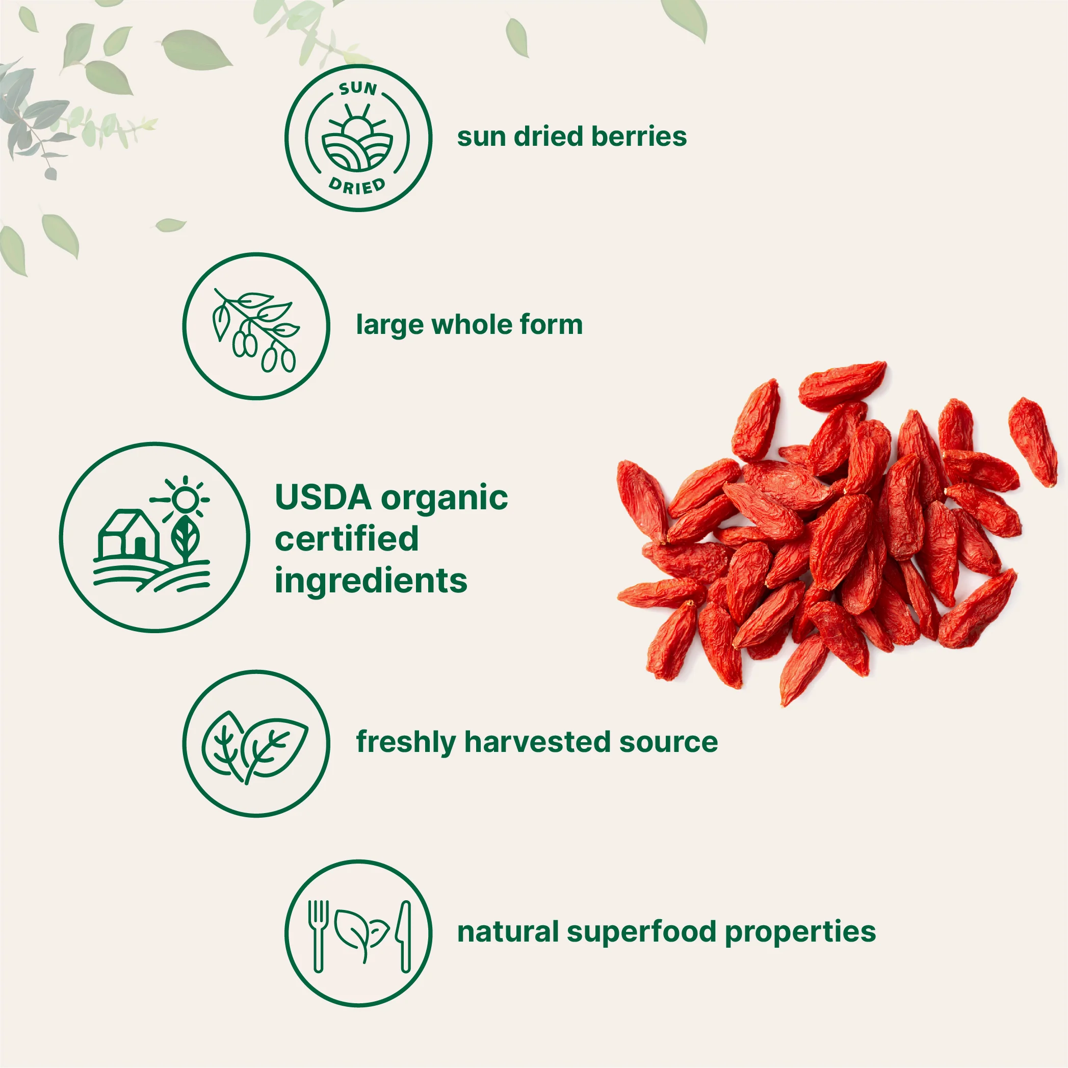 Micro Ingredients Organic Goji Berries 32 Ounce - Image 4