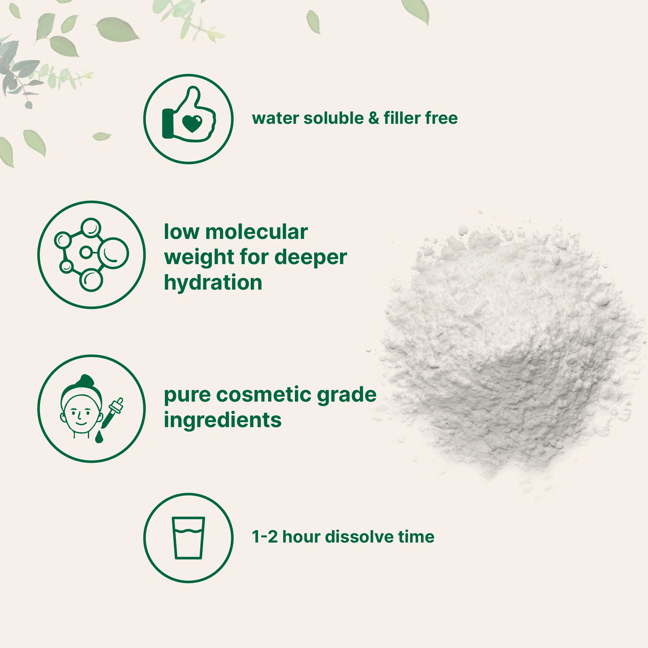 Micro Ingredients Hyaluronic Acid Powder, DIY Facial Serum, Skin Hydration Care Formula - Image 5