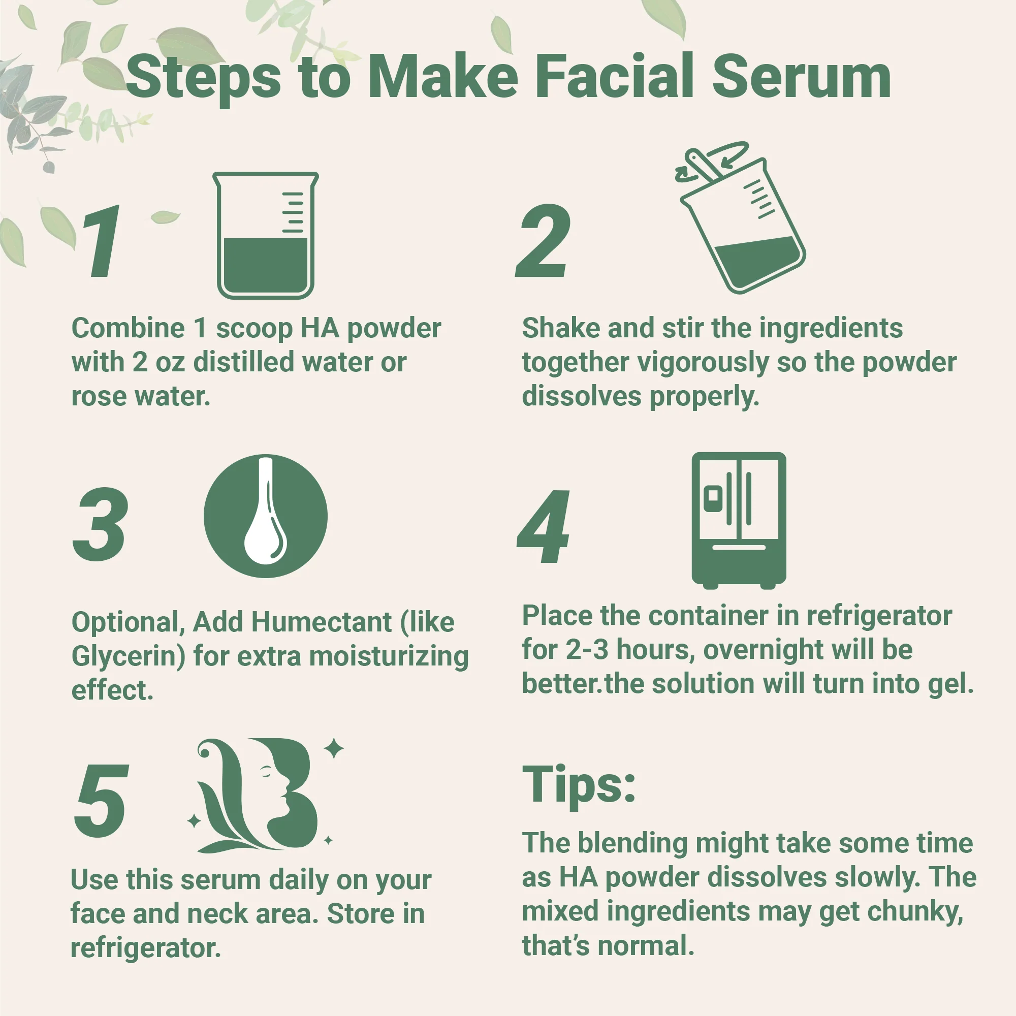 Micro Ingredients Hyaluronic Acid Powder, DIY Facial Serum, Skin Hydration Care Formula - Image 6