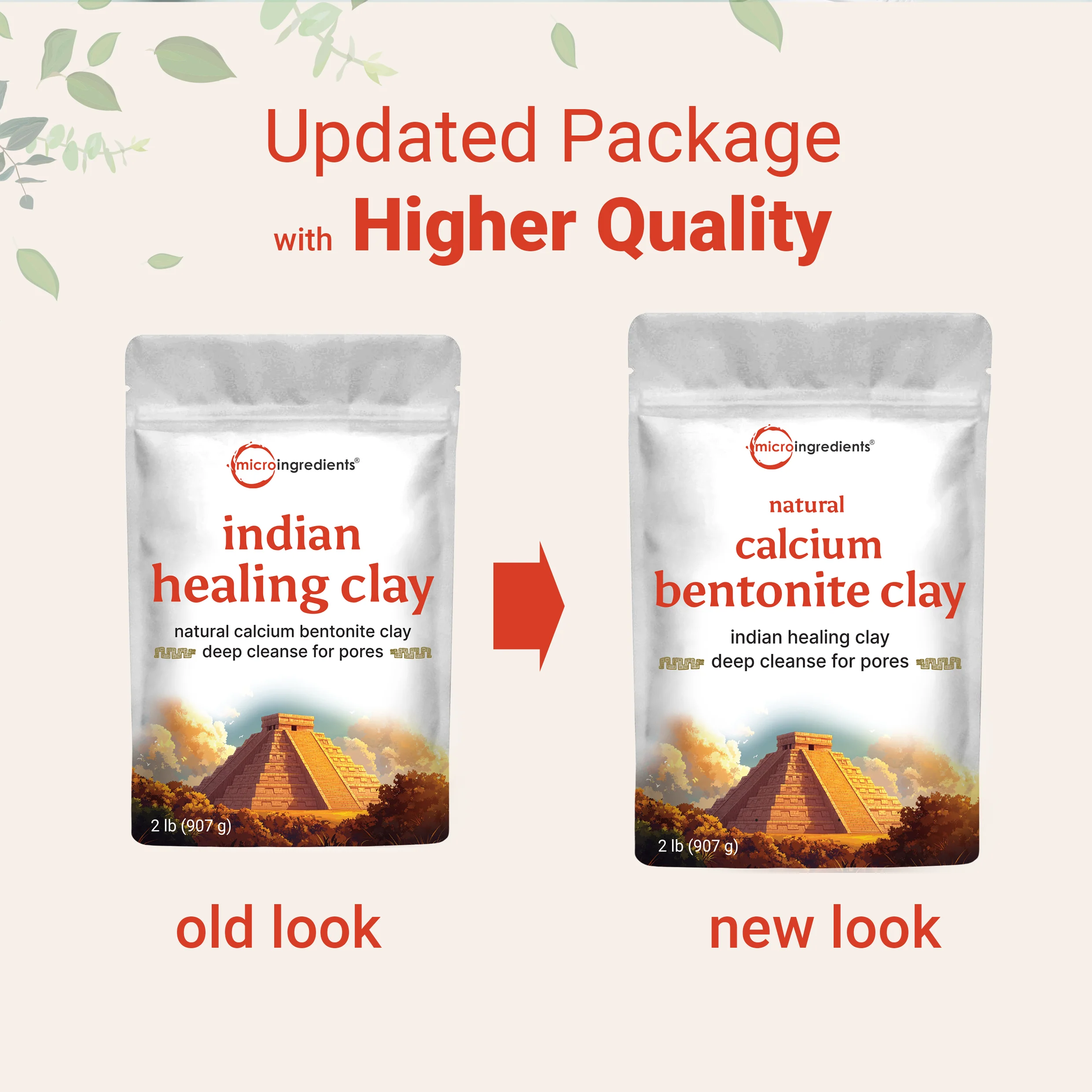 Micro Ingredients Natural Calcium Bentonite Clay, 2lbs Powder | Pure Indian Healing Clay - Image 3