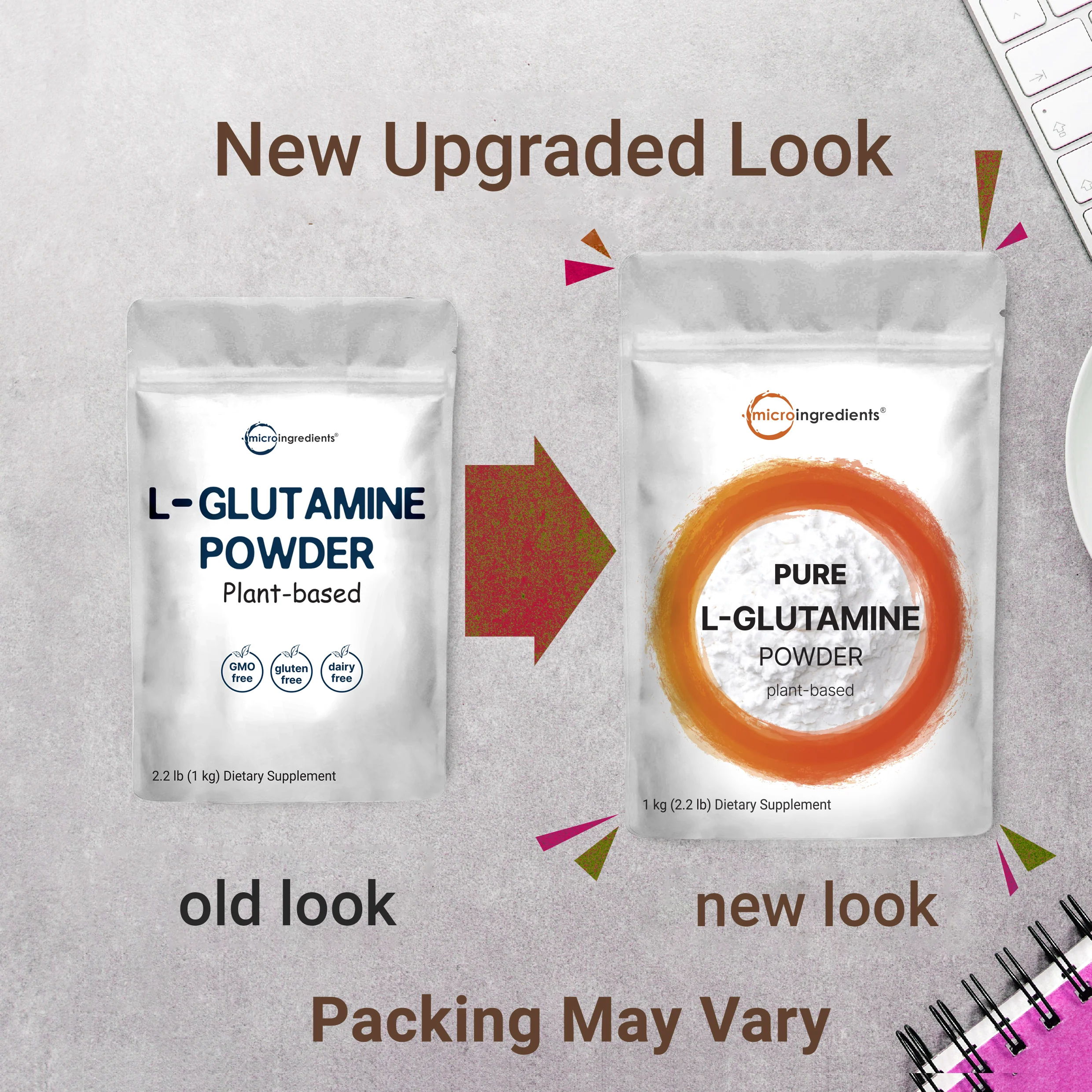 Micro Ingredients L-Glutamine Powder-Optimal Health & Recovery - Image 3