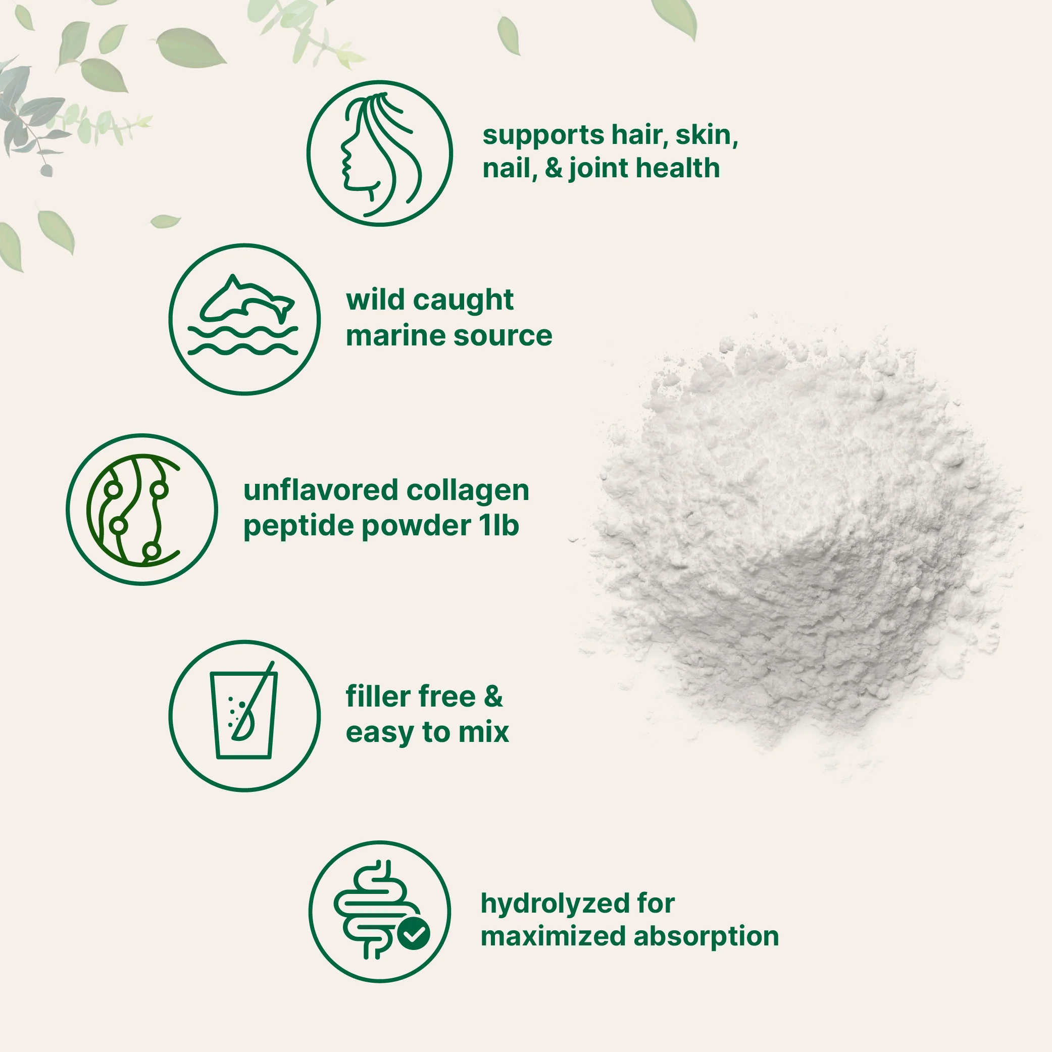 Micro Ingredients Marine Collagen Protein Powder, 37 Servings Per Pack - Image 4
