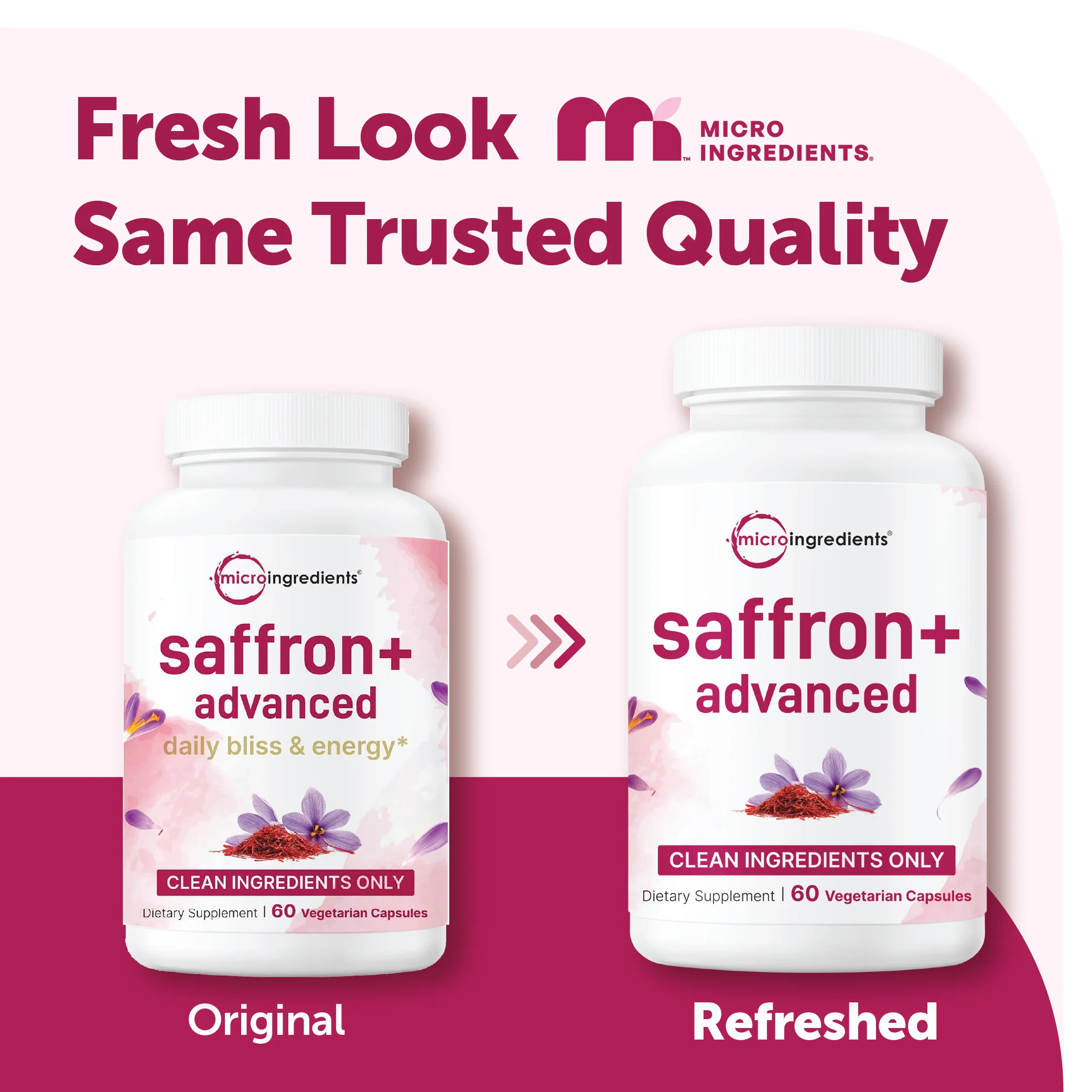 Micro Ingredients Saffron+ Advanced Supplements, 60 Veggie Capsules - Image 3