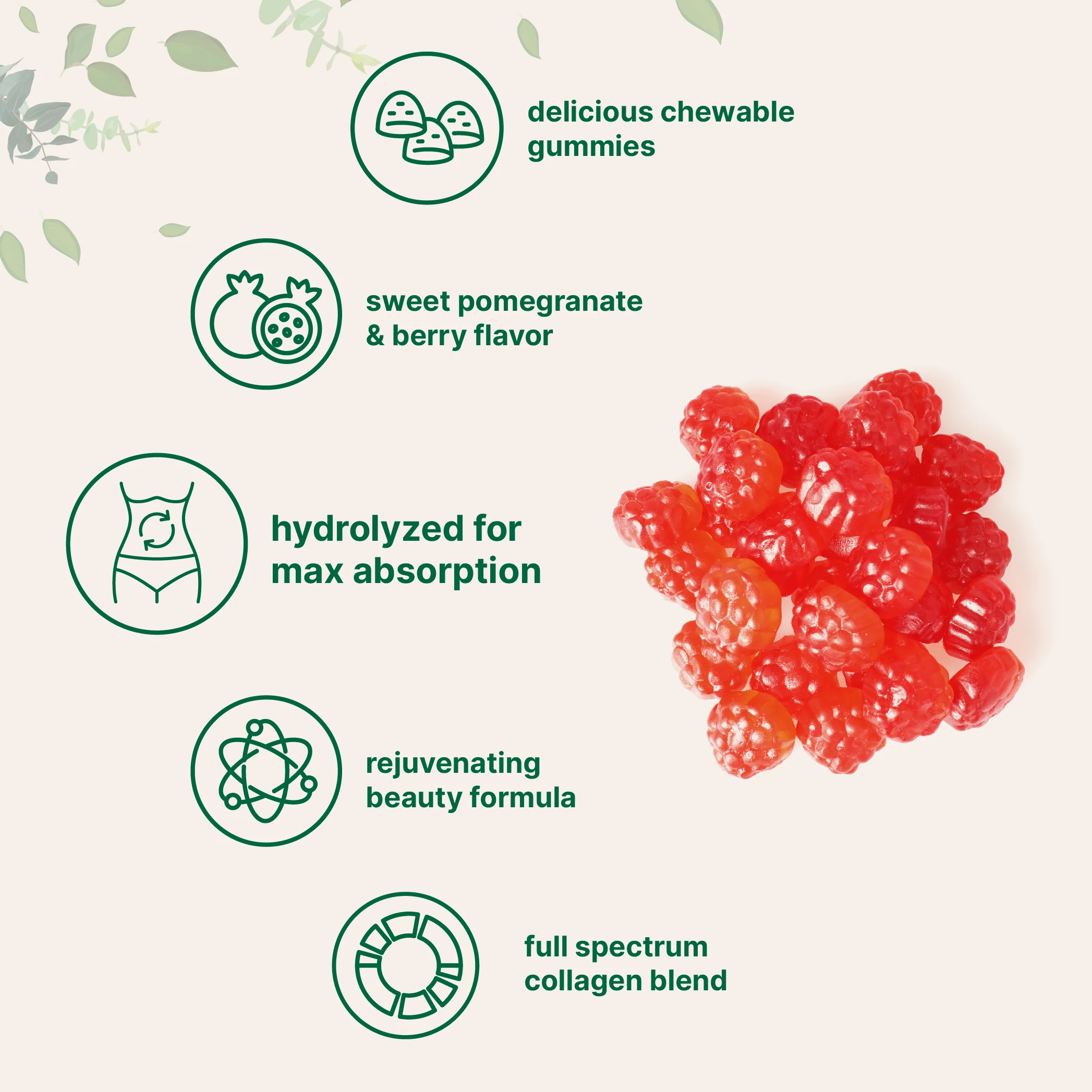 Micro Ingredients Multi Collagen Peptides Gummy, 120 Counts | Sugar Free, Natural Flavored - Hydrolyzed Collagen Peptides with Biotin, Hyaluronic Acid and Vitamin C - Image 3