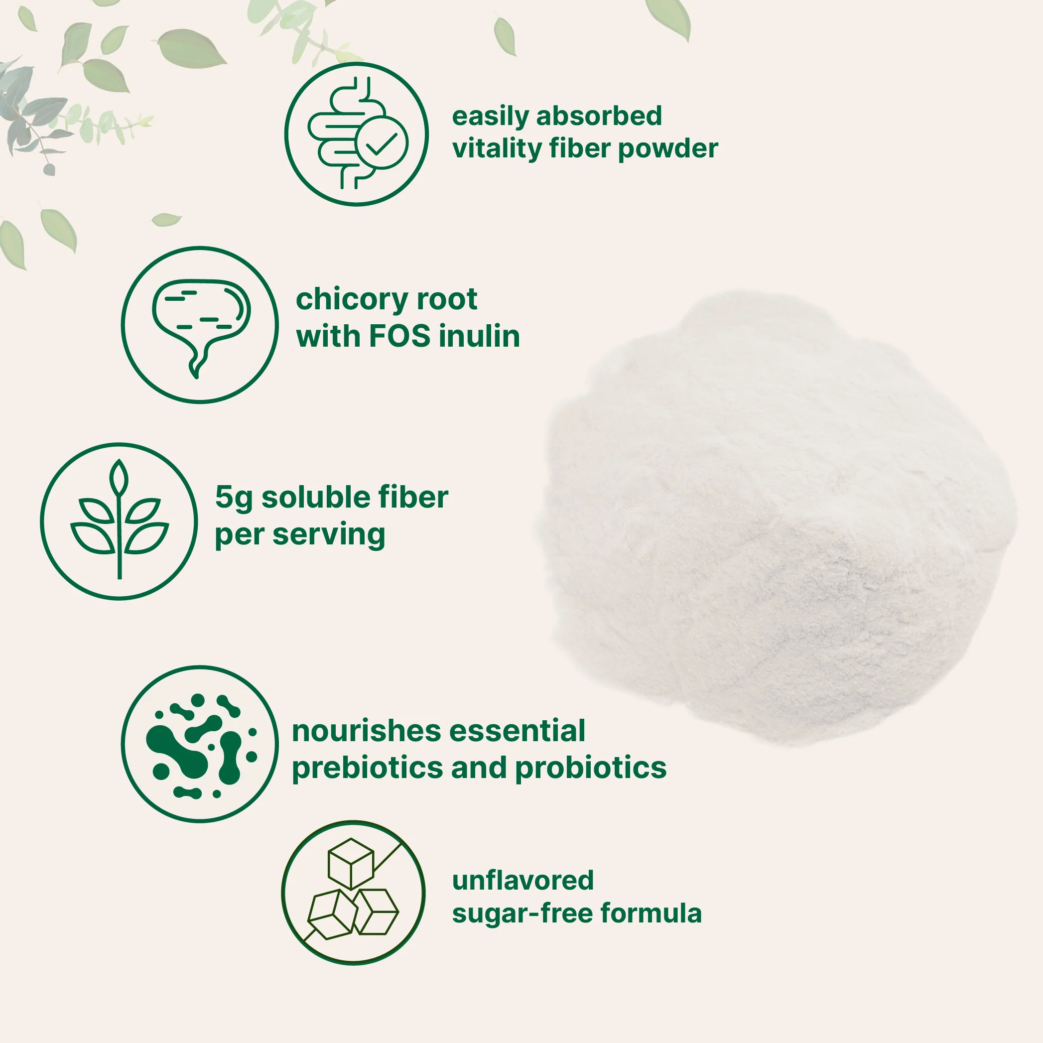 Micro Ingredients Vitality Fiber Supplement, 1lb Powder - Image 3