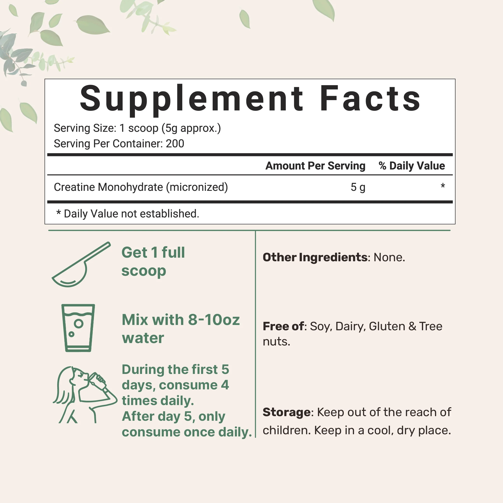 Micro Ingredients Micronized Creatine Monohydrate Powder - Unflavored - Image 9