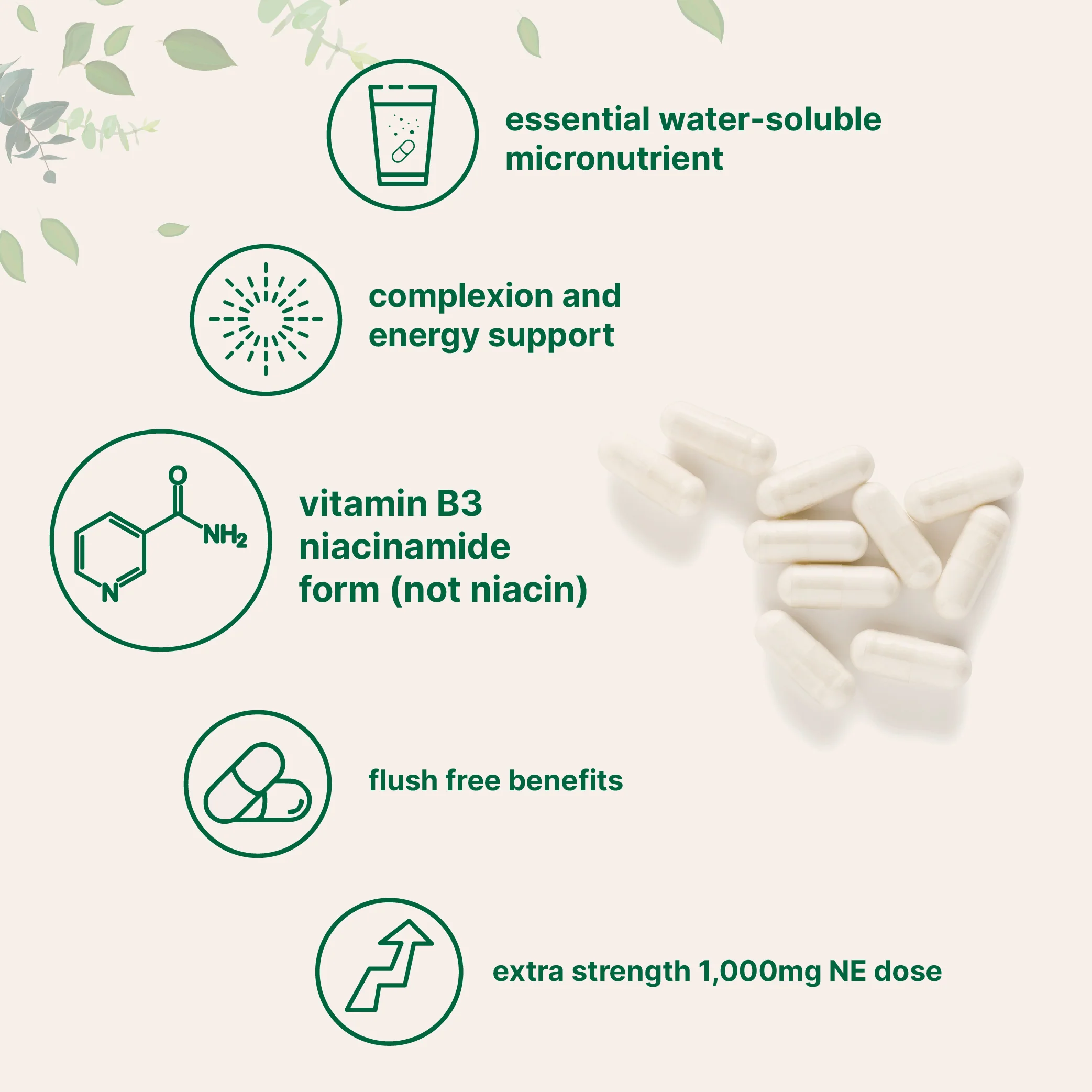 Micro Ingredients Vitamin B3 Niacinamide, 400 Capsules - Image 4