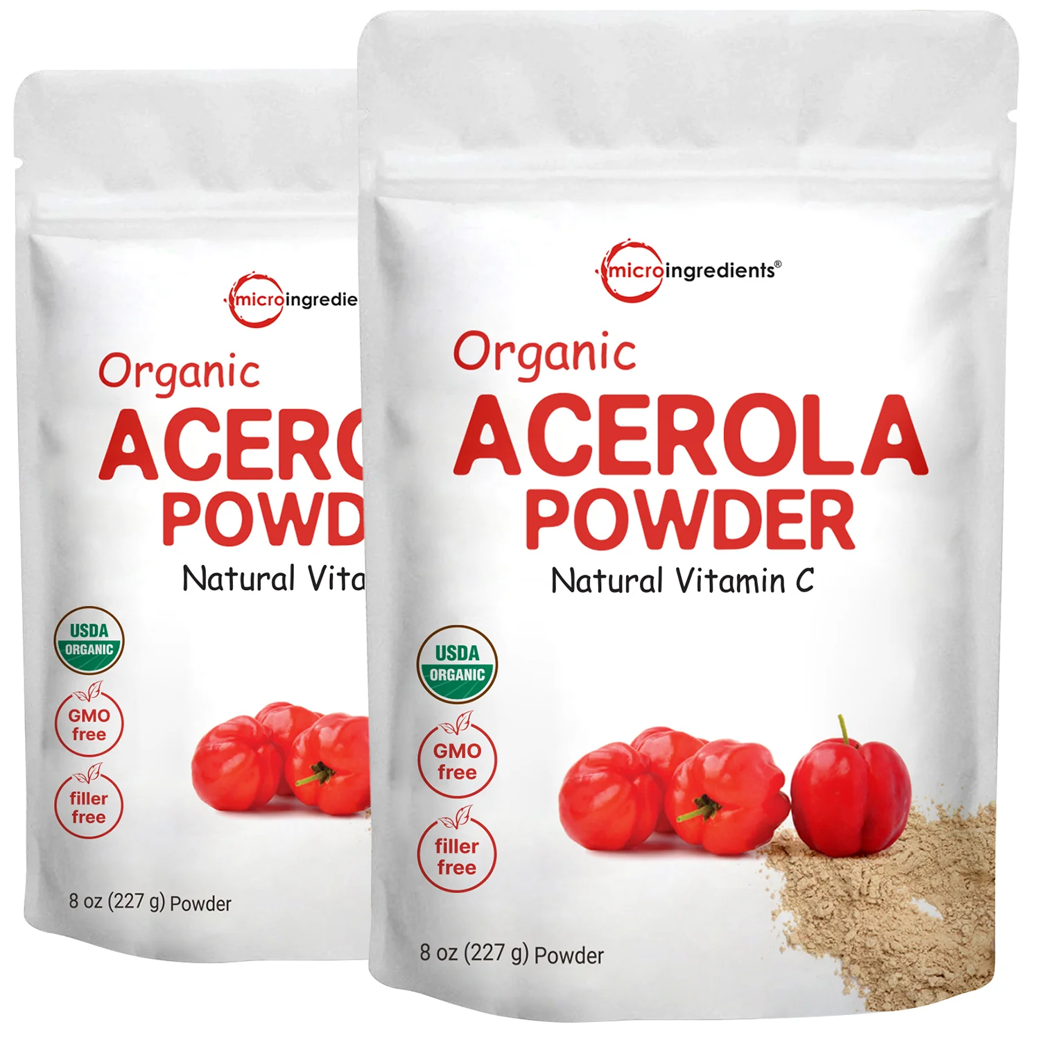 Micro Ingredients Organic Acerola Cherry Powder, 8oz - Image 4