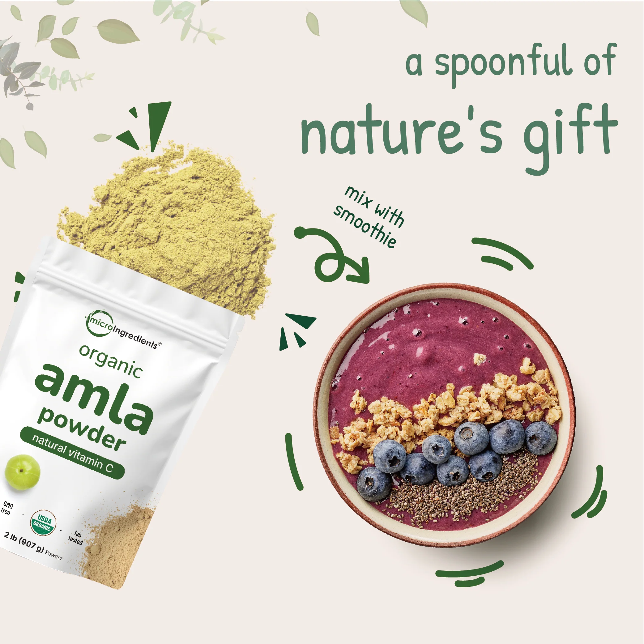 Micro Ingredients Organic Amla Powder, 2lb - Image 6