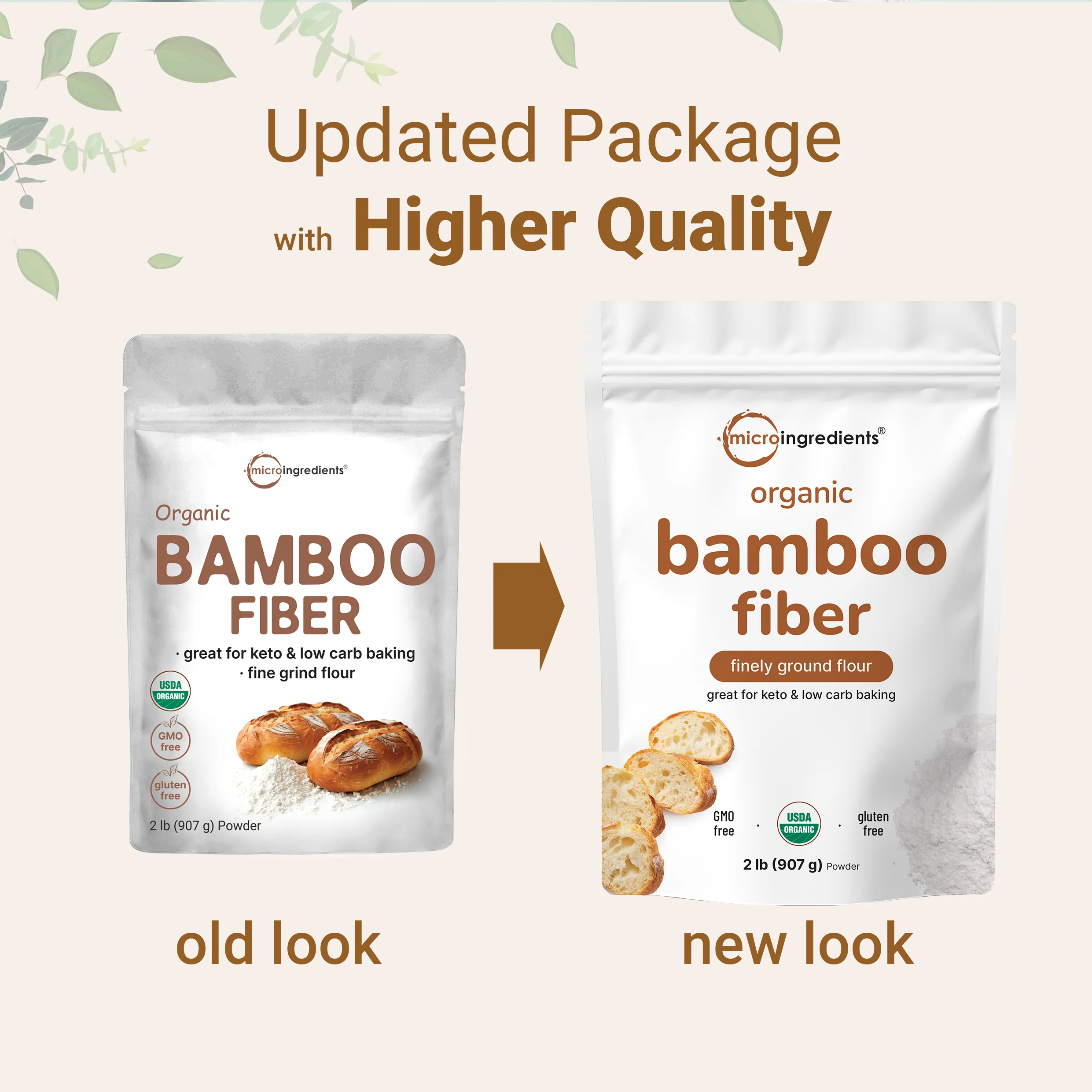 Micro Ingredients Organic Bamboo Fiber Powder, 2lbs - Image 3