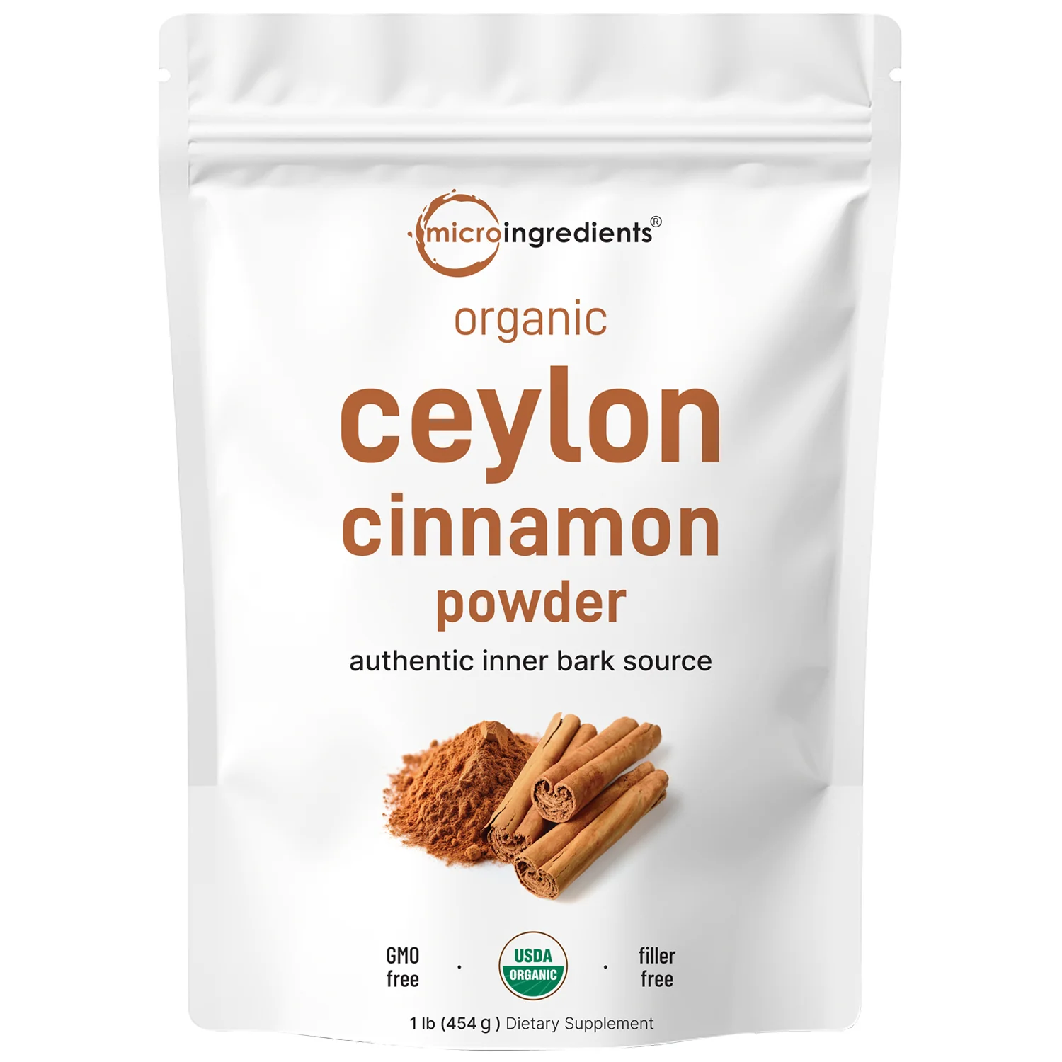 Micro Ingredients Organic Ceylon Cinnamon Powder - Image 3