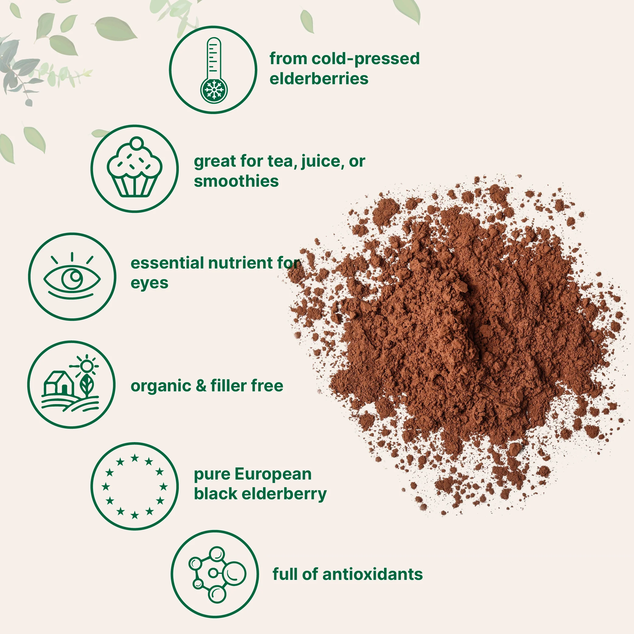 Micro Ingredients Organic Elderberry juice Powder - Image 3