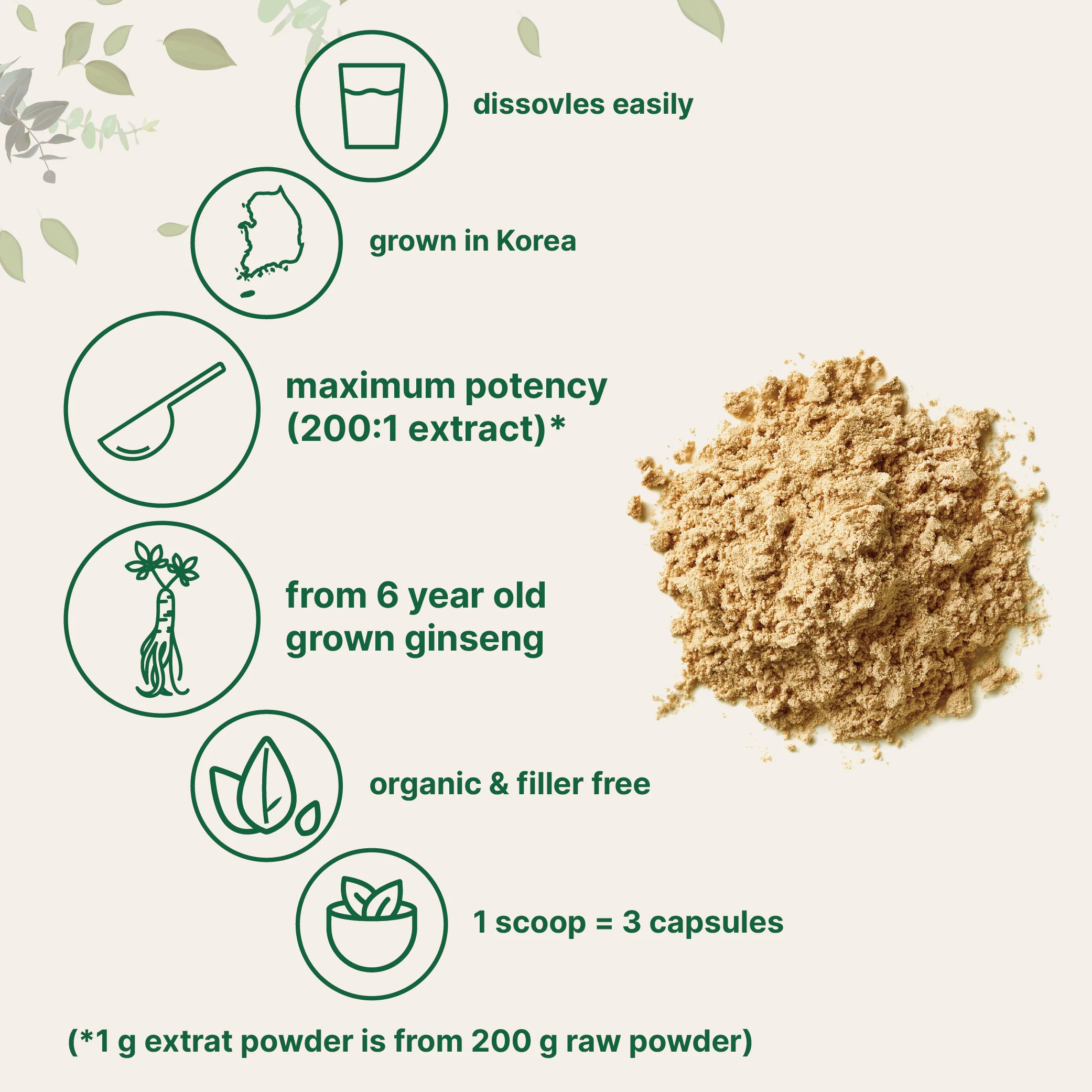 Micro Ingredients Organic Ginseng Root Powder - Image 3