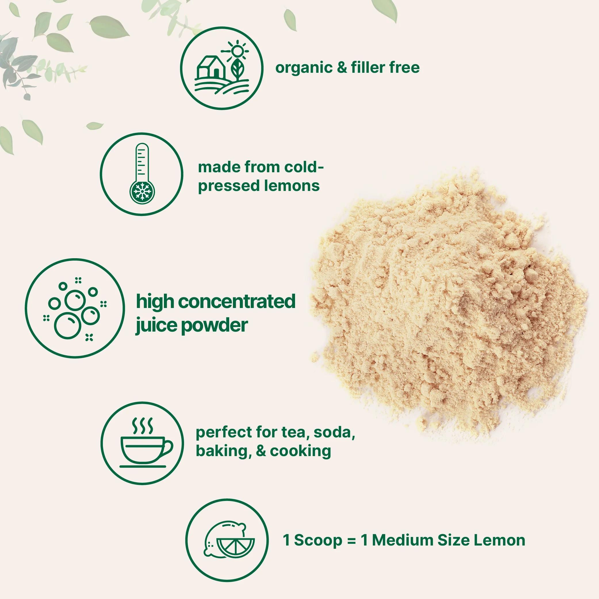 Micro Ingredients Organic Lemon Juice Powder - Image 6