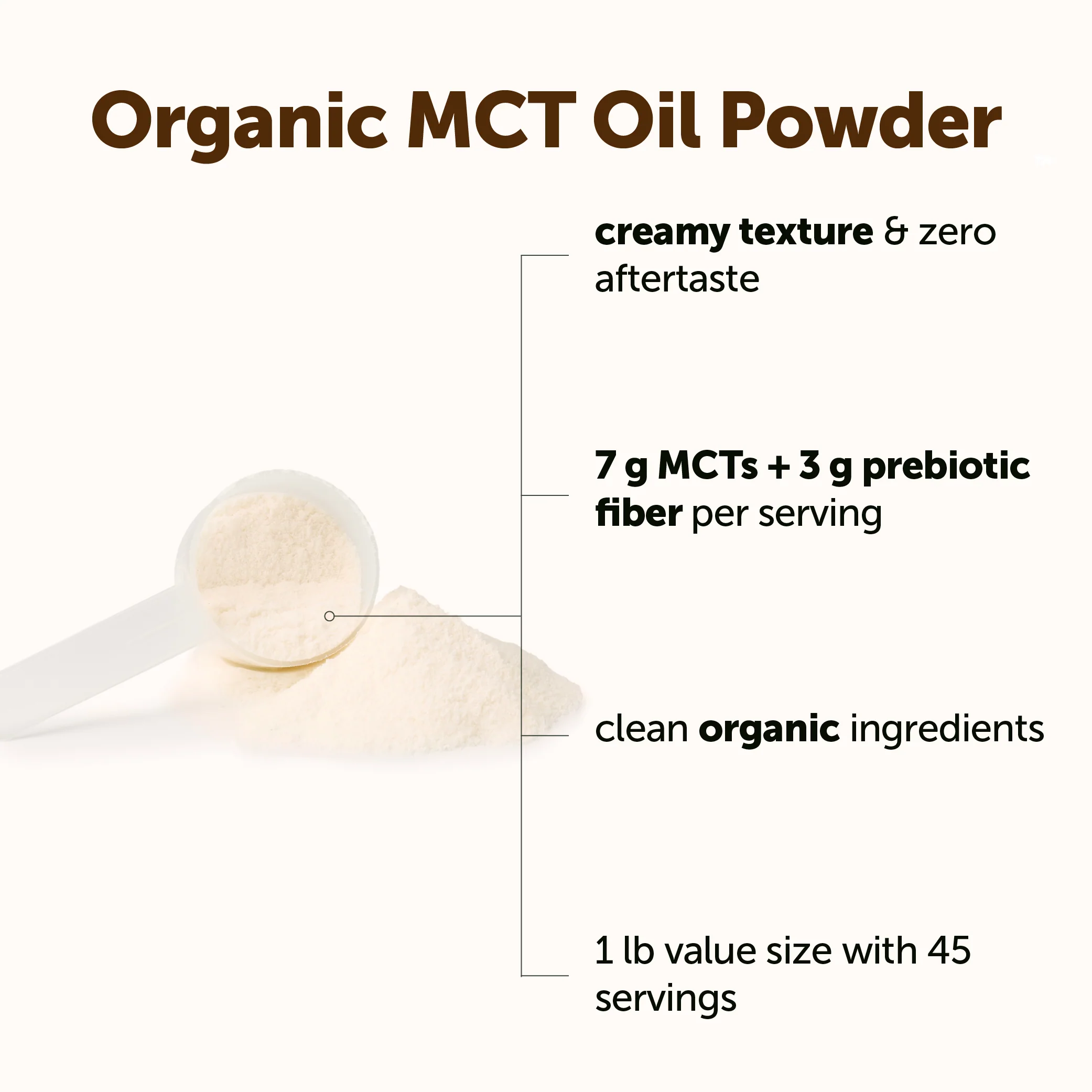 Micro Ingredients Organic MCT Oil Powder 1 Pound - Image 4