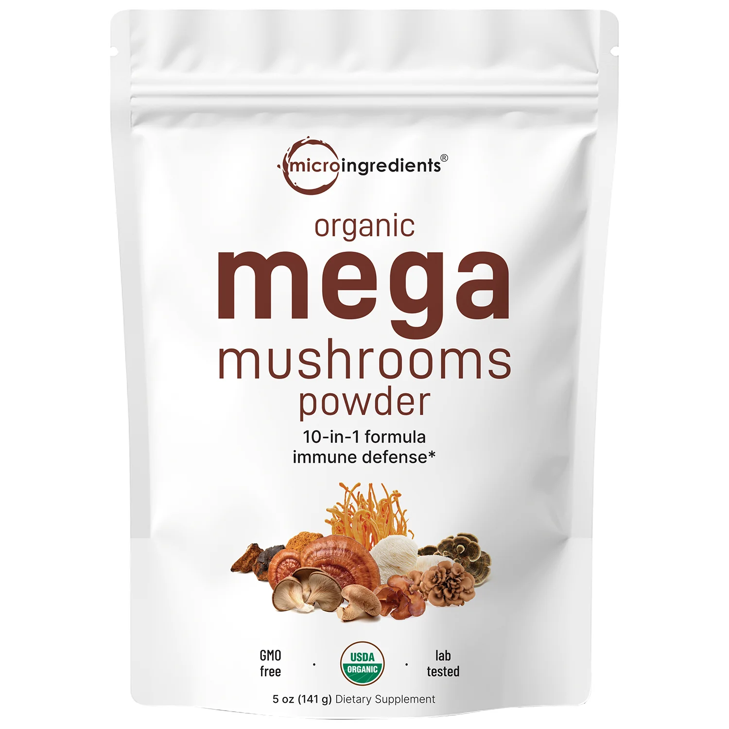 Micro Ingredients Organic Mega 10 mushroom Powder - Image 4