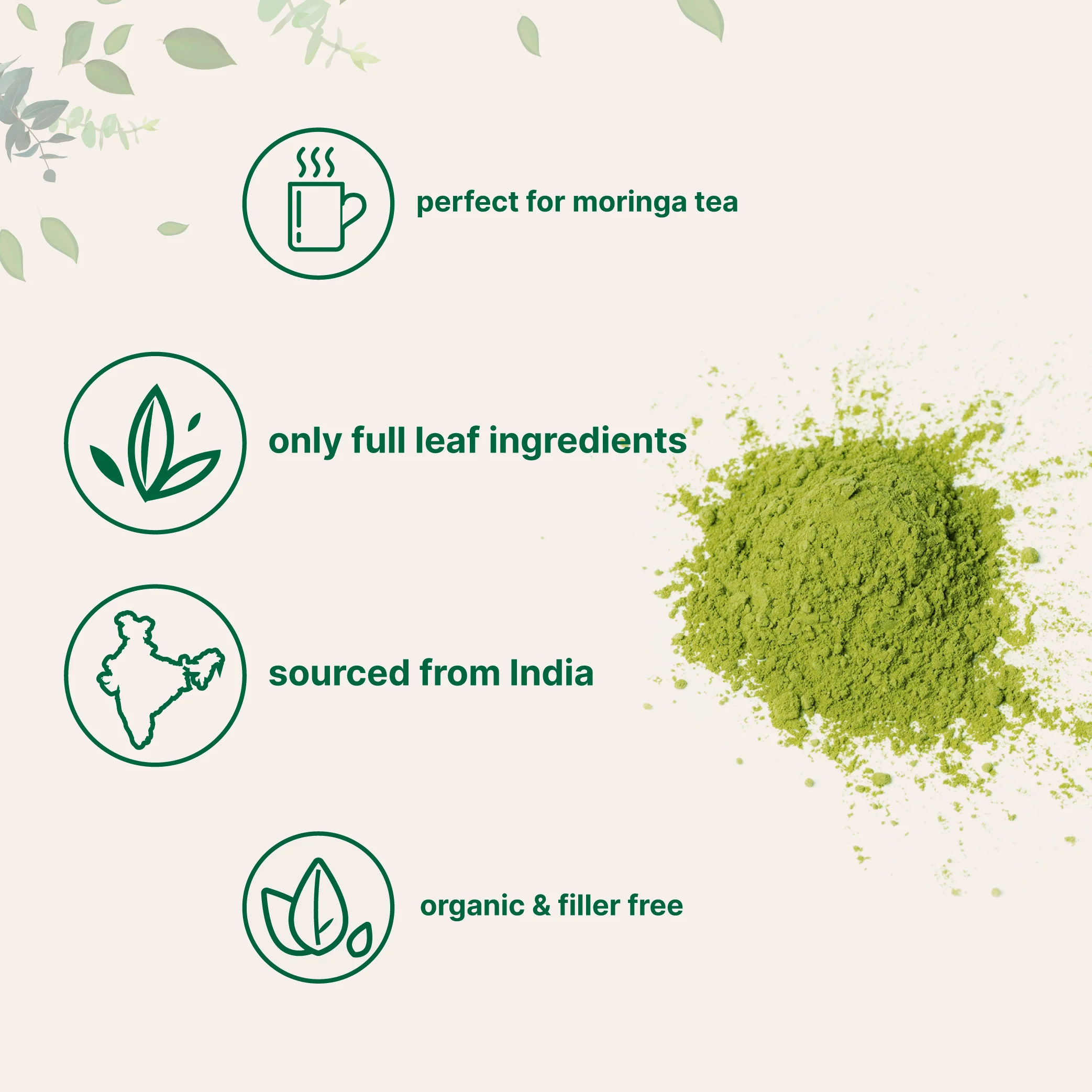 Micro Ingredients Organic Moringa Oleifera Leaf Powder - Image 5