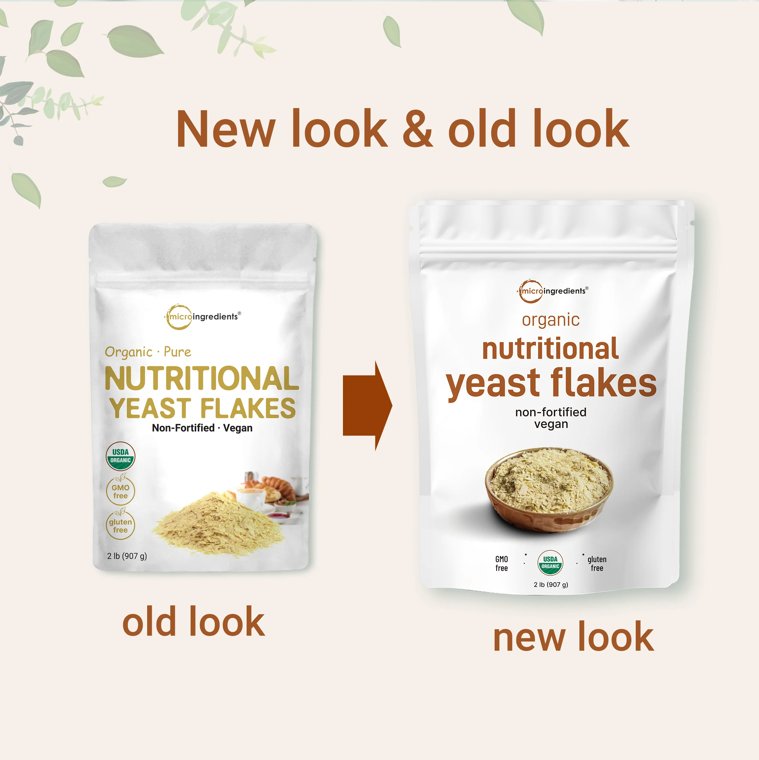 Micro Ingredients Organic Non-Fortified Nutritional Yeast Flakes - Pure & Powdered - Image 3