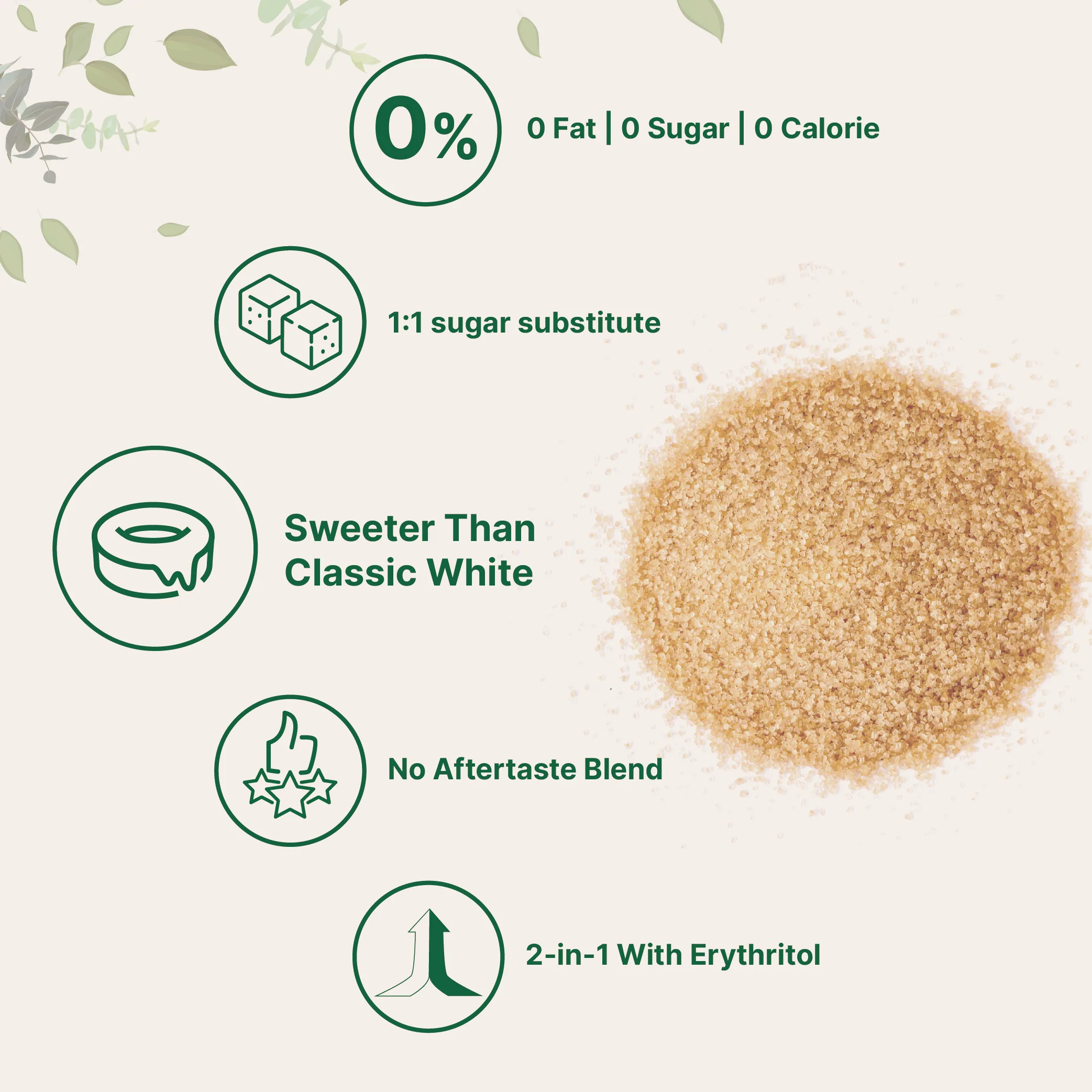 Micro Ingredients Golden Monk Fruit Sweetener with Erythritol - Image 4