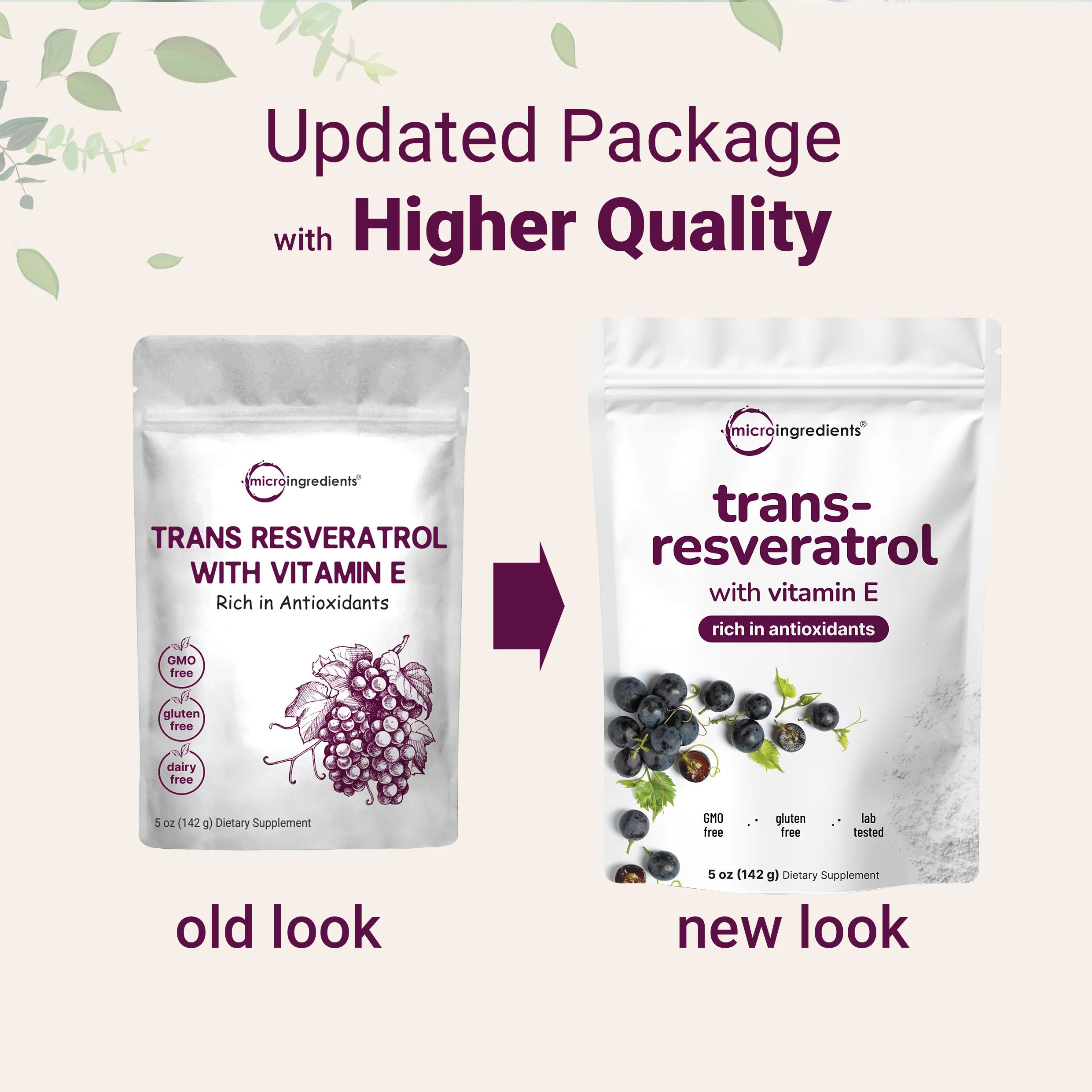 Micro Ingredients Trans-Resveratrol with Vitamin E Powder - Image 3