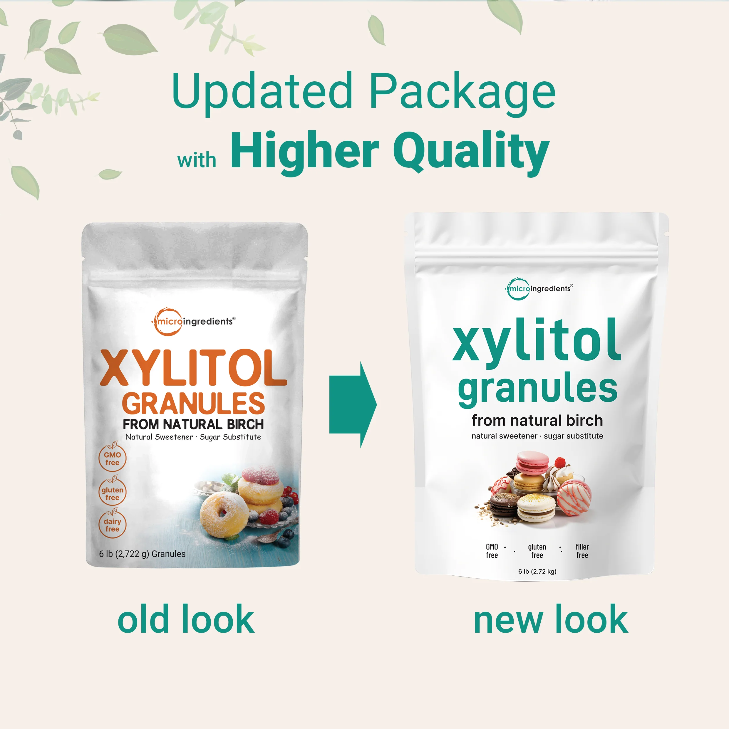 Micro Ingredients Xylitol Sweetener Granules, 6lb - Image 3